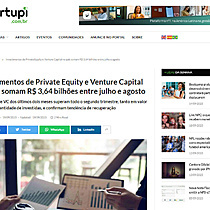 Investimentos de Private Equity e Venture Capital no pas somam R$ 3,64 bilhes entre julho e agosto